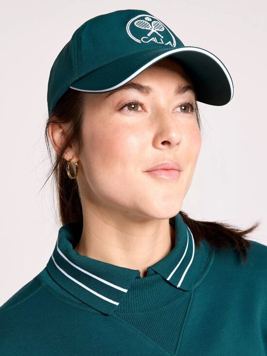 CALIA Accessories - CALIA Women's  Pickleball, Tennis Ponytail Cap - Color: Sea Green/White